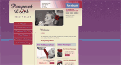 Desktop Screenshot of pamperedlook.com